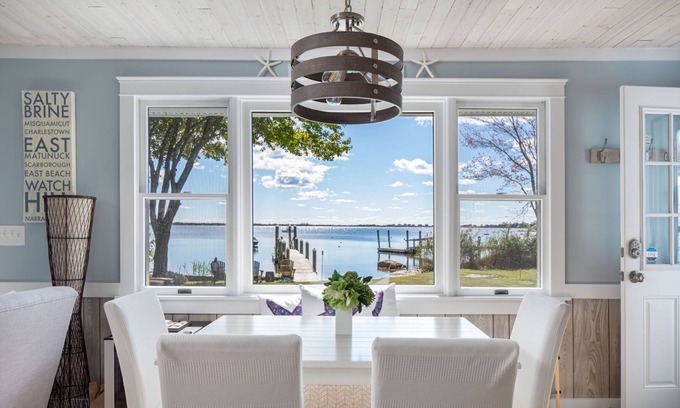 Charlestown Cabaña | Waterfront home with private dock, kayaks & paddleboard!!