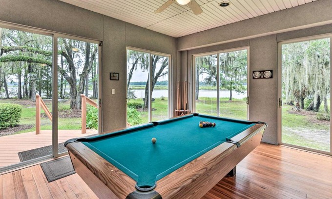 Okatie Casa | Waterfront Home with Shared Dock on Okatie River