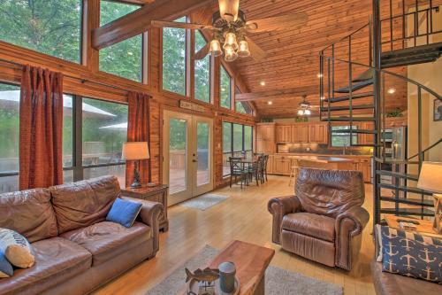 Scranton Casa | Waterfront Lake Dardanelle Home with Dock and Fire Pit