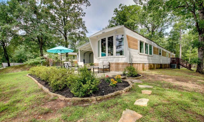 Mid America Casa | Waterfront Royal Home with Dock and Patio!