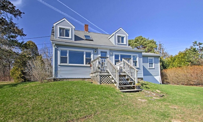 Boothbay Cabaña | ¡NUEVO! Frente al mar Tidal Cove Cottage-Kayak y vistas!