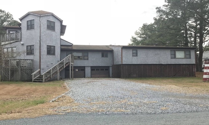 Deep Hole Casa | Waters Edge - Casa de vacaciones frente al mar en la isla de Chincoteague, Virginia