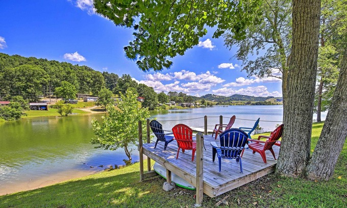 Bean Station Casa | Waterside Cherokee Lake Home w/ Private Dock!