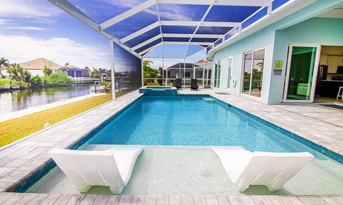 Pelican Casa | Waterside, Heated Saltwater Pool and Spa with Modern, Florida charm.