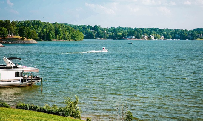 Steele Creek Casa | Waterview Two Bedroom Cabin #26 at Long Cove Resort by Redawning
