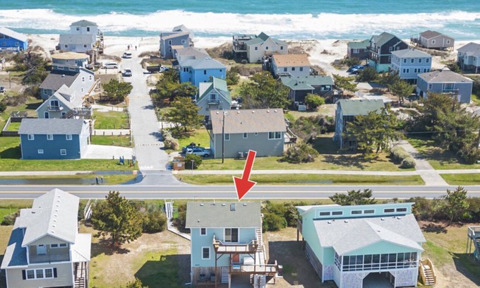 South Nags Head Cabaña | Wave Watcher - Amazing Ocean and Sound Views - One minute walk to the beach!