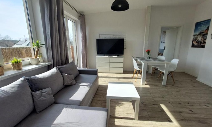 Wesola Apartamento | Wczasowa 5 - dwa pokoje 45m2 z tarasem 12m2