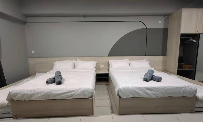 Tanjung Aru Apartamento | We Stay Studio Room Aeropod Near Airport,KKCity,TgAru Beach-6Pax