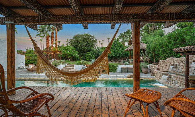 Magnesia Falls Cove Casa | Welcome to HACIENDA HIDEAWAY. The Ultimate Desert Villa and Love Shack.