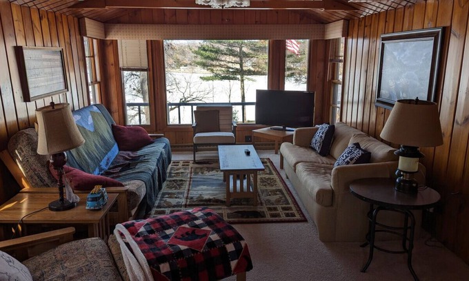 Amery Casa | Welcome to our charming lakefront cottage on Bear Trap Lake in Amery, Wisconsin!