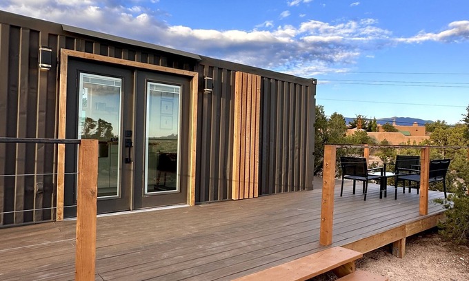 Santa Fe Casa | Welcome to our modern and cozy sun-kissed shipping container retreat!