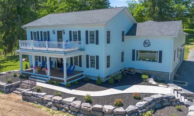 Seneca Falls Casa | Welcome to The Garnsey! Fully renovated + 145' of private beach