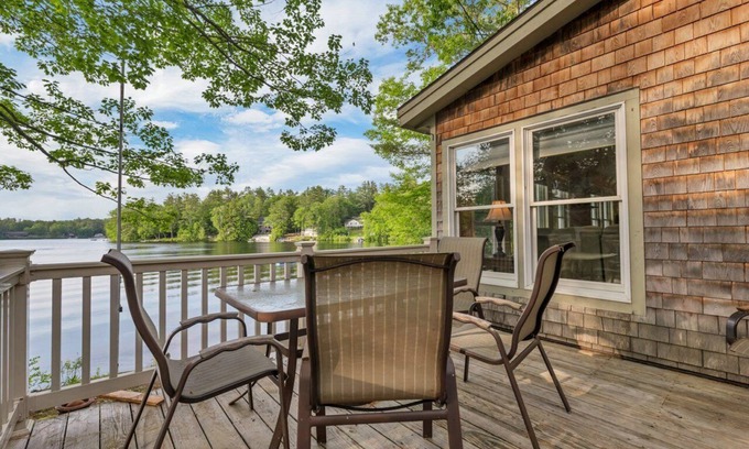 Barnstead Casa | Welcome to Your Dream Lakefront Getaway on Halfmoon Lake!