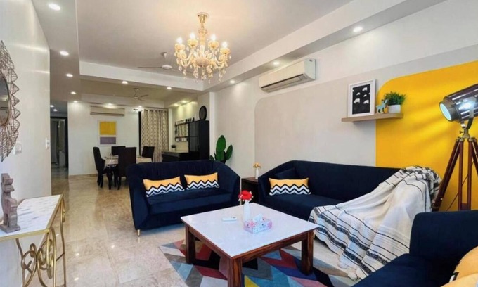 Greater Kailash Apartamento | Welcoming 3-bedroom apartment with WiFi in vibrant New Delhi - Greater kailash