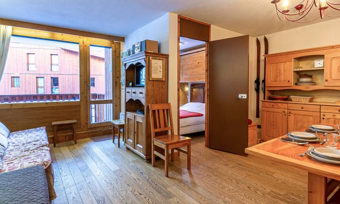 Val-d'Isere Apartamento | Apartamento céntrico, bien equipado, con balcón y garaje en Val-d'Isère