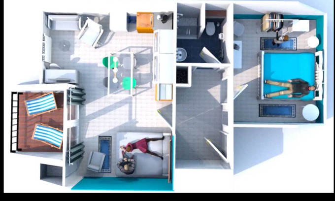 Kaegsdorf Apartamento | Apartamento reformado con amor y balcón orientado al sur en una zona tranquila del mar Báltico