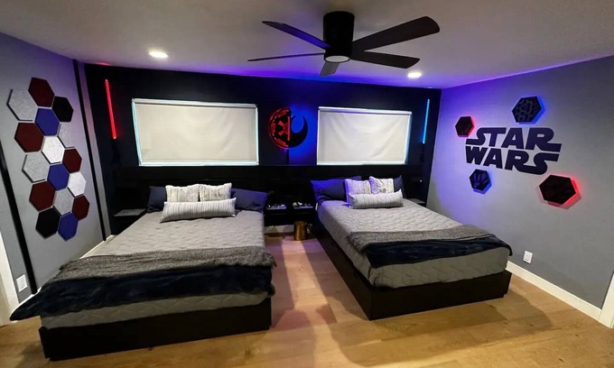 Fullerton Casa | Whimsical Guest House with Disney-themed Rooms, Pool & Spa