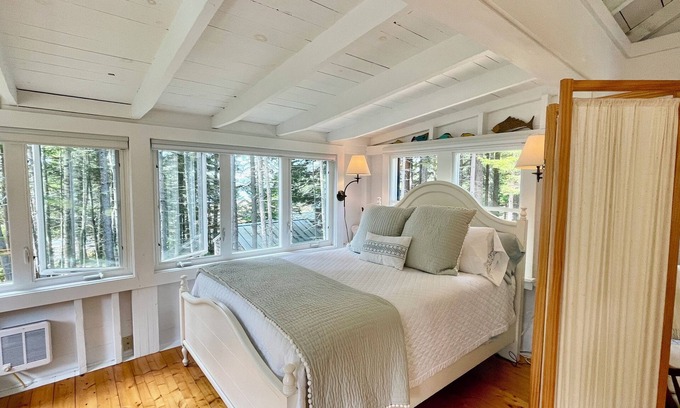 Spruce Head Cabaña | Whispering Spruces; Cozy Studio with Queen Bed & Water Access