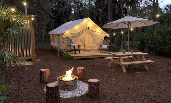 Naples Alquiler De RV | White Canvas Camp - Luxury A/C Glamping in Naples!