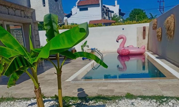 Alacati Villa | White Stone Villa with Pool