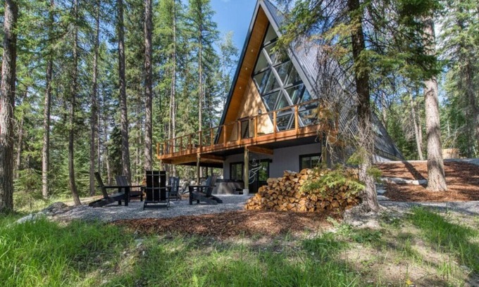 Whitefish Cabina | Whitefish Glacier A-Frame Hideaway