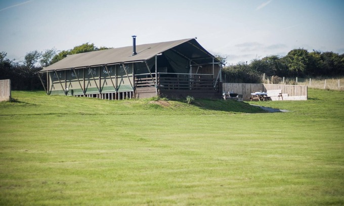 Llangennith Alquiler De RV | Whiteford - Safari Glamping Tent - Llangennith