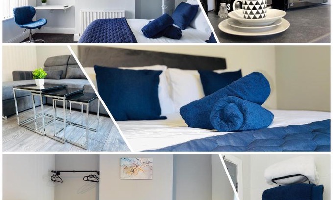 Stoke-on-Trent Casa | Whitmore House By RMR Accommodations - Newly Refurbed - Modern - Parking - Central