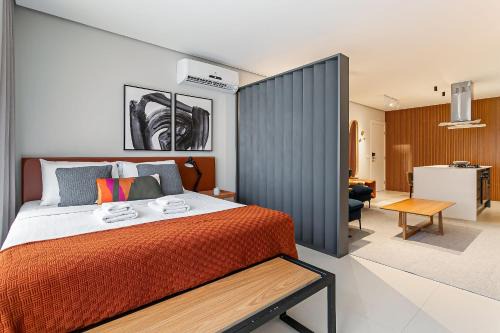 Centro Apartamento | WI-FI 300MB | 450m do Shopping | Foodhall #CA69