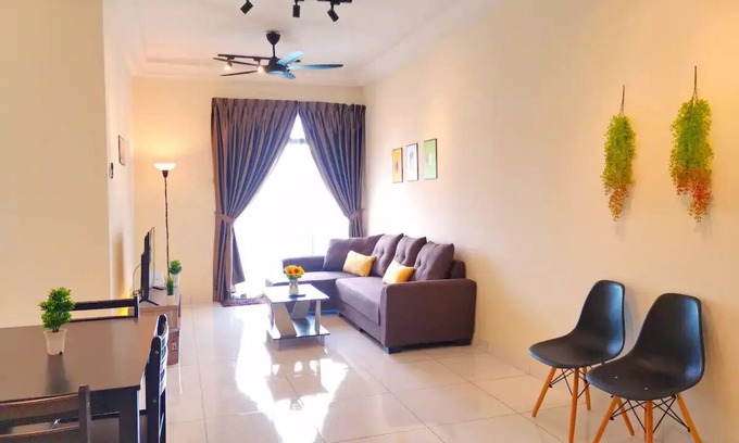 Johor Bahru Apartamento | WI-FI Cozy 2BR CityView Paradigm