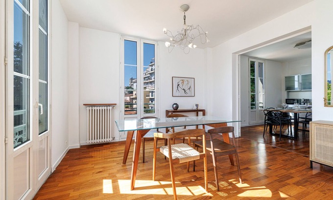 Cimiez Apartamento | Wide 1 Bdr Quiet Area Open View