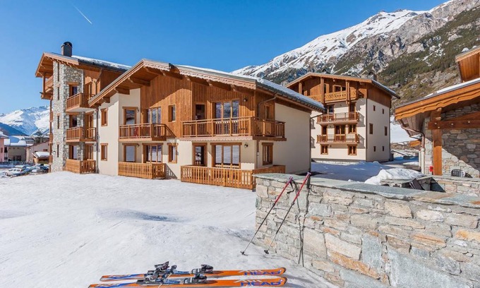 Lanslevillard Apartamento | Wifi, 200m from ski slopes, fitness, balcony, parking, tv, ski locker, 60m², Val Cenis