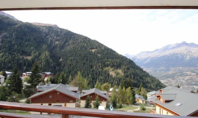 Valfrejus Apartamento | Wifi, 2.o piso, vista montaña, tv, local para esquís, 36m², Valfréjus