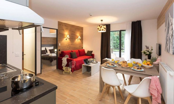 Les Tines Apartamento | Wifi, fitness, swimming pool, sauna, hammam, parking, tv, 34m², Chamonix