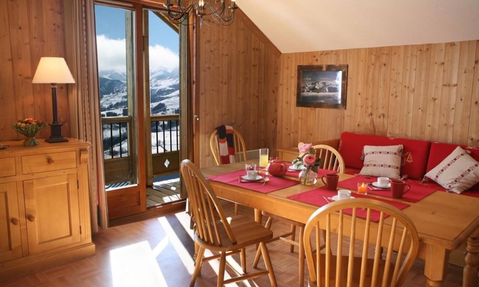 La Toussuire Apartamento | Wifi, fitness, piscina, parking, local para esquís, 38m², La Toussuire