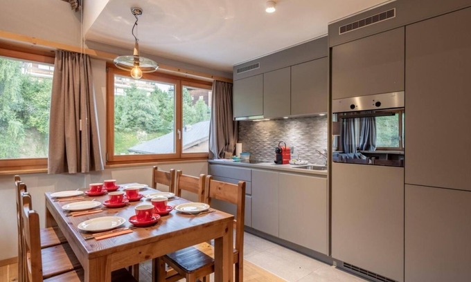 Vercorin Apartamento | Wifi, ski-in/ski-out & foot of the slopes, sauna, hammam, tv, ski locker, 78m², Vercorin