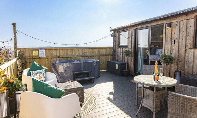 Saundersfoot Chalet De Esquí | Willows Rest - 1 Bed Shepherd's Hut - Pentlepoir