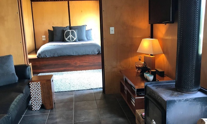 Pennyroyal Cabina | Ventana en el Otways
