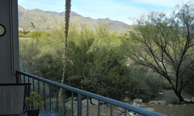 Tucson Condominio | Ventana a las montañas de Catalina en este primer piso con MUCHAS actualizaciones