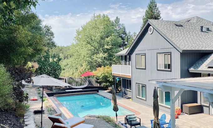 Graton Casa | Wine country 5 bd with pool, hot tub and bocce