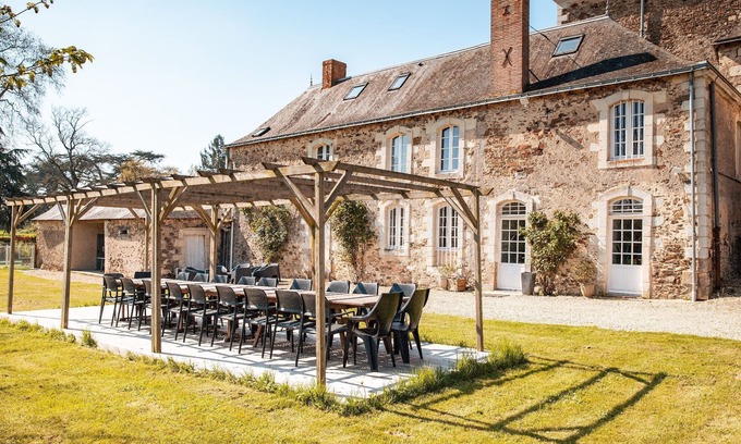 Longuefuye Casa | Ala de un castillo XVIII, piscina privada climatizada