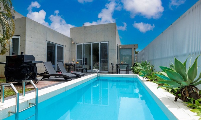 Kadena-cho Casa | With pool BBQ grill Reserve a stylish 4LDK resort mansion surrounded by nature in Okinawa / Nakagami-gun Okinawa