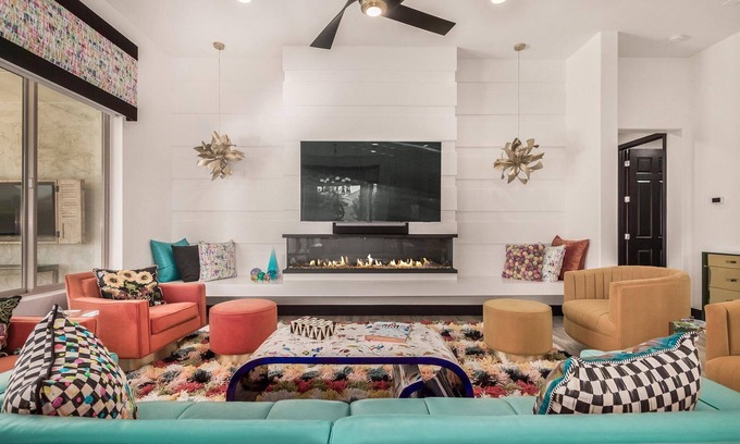 Palm Valley Casa | Within Pebblecreek - 2BD+Den Pet Friendly Designers Delight w/ Private Pool & Spa!