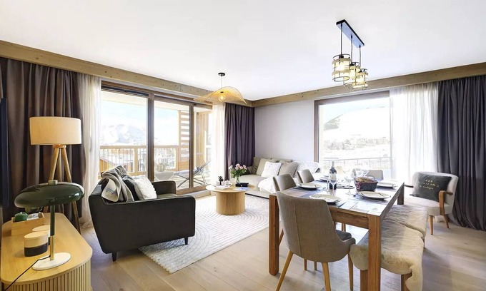 Bergers Apartamento | Wohnung Cocooning sehr heller Fuß