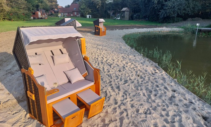 Butjadingen Apartamento | Wohnung Wichtel Hol -anlage auf Paradiesischem Grundstück Fußläufig zur Nordsee!