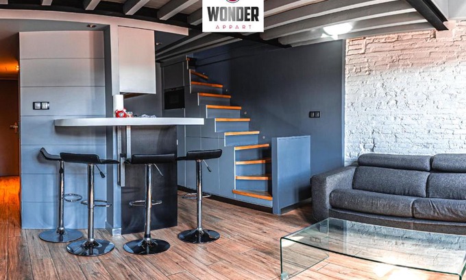 Toulouse City-Centre Apartamento | Wonder Duplex 7