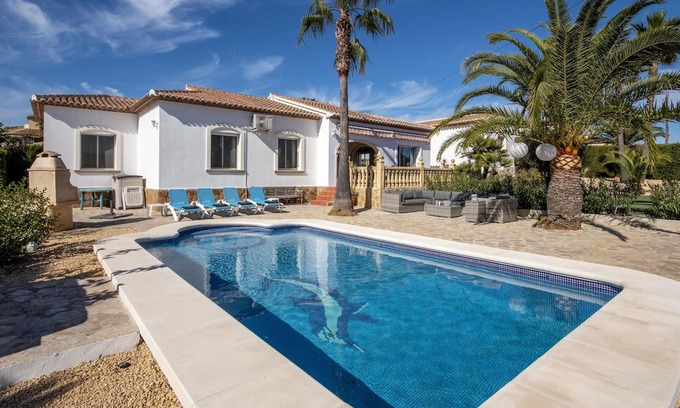 Urbanización La Mandarina Villa | Villa maravillosa y confortable con piscina privada en Jávea, Costa Blanca, España para 6 personas