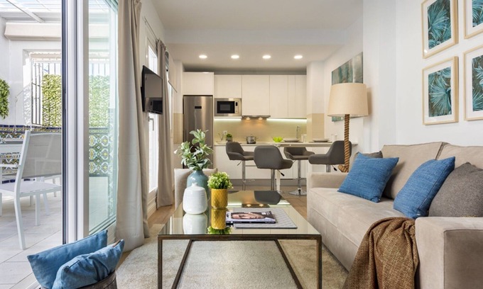 San Vicente Apartamento | Wonderful Duplex in Seville center . Baños Terrace
