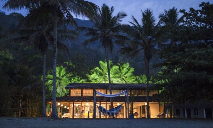 Ilha Grande Casa | Maravillosa casa en la playa frente al mar en la paradisíaca Ilha Grande