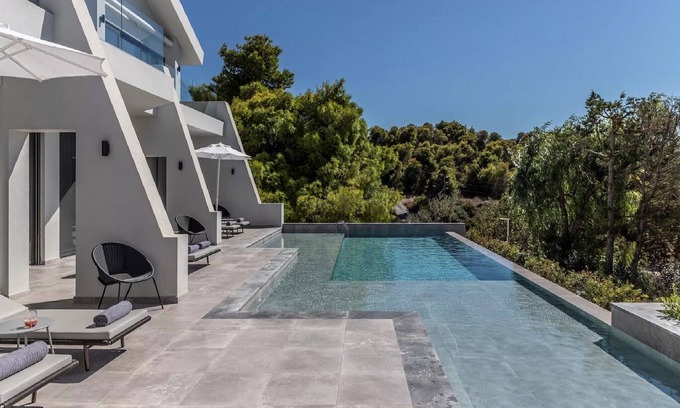 Kosta Villa | Wonderful Kranidi Villa | Villa Dolce Azzurra | Private Pool | Exercising Equipment | Outdoor Kitchen & BBQ | Modern Furnishing | Porto Heli