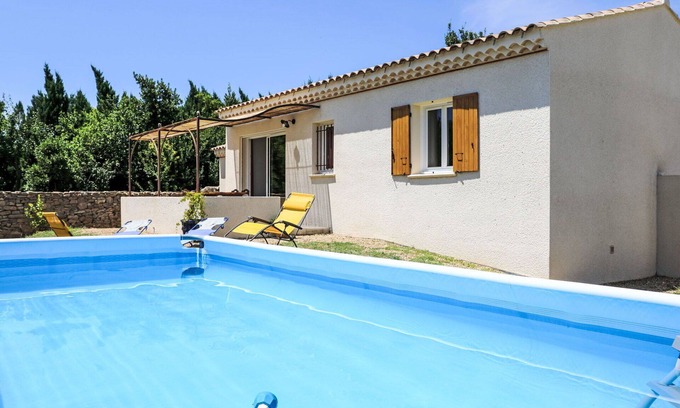 Laudun Casa | Maravillosa casa de vacaciones privada con WIFI, piscina privada, A/C, TV, terraza y aparcamiento